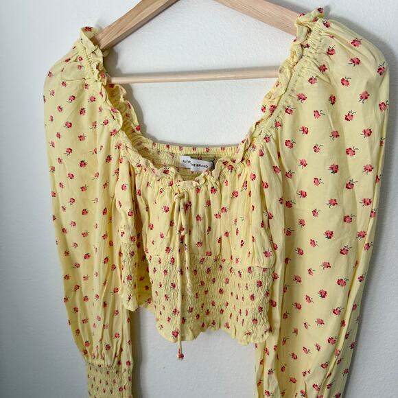 Faithfull the Brand Ella Floral Smocked Blouse - Picture 5 of 8